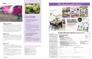 Aikajana. Kuvassa on valkoisia värejä. Sisältää ruusua ja kukkaa. Sisältää myös tekstiä, lehteä.